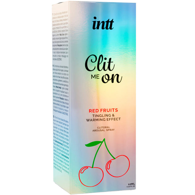 INTT RELEASES Clit Me On Red Fruits – стимулиращ спрей с аромат на горски плодове 12 мл