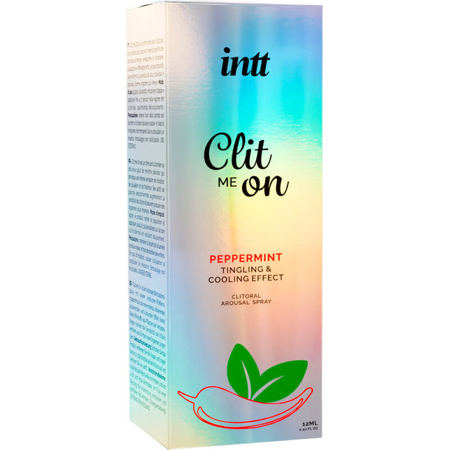 INTT RELEASES Clit Me On Peppermint 12 мл – спрей за интензивна стимулация