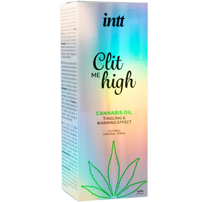INTT RELEASES Clit Me High – стимулиращ спрей с канабисово масло 15 мл