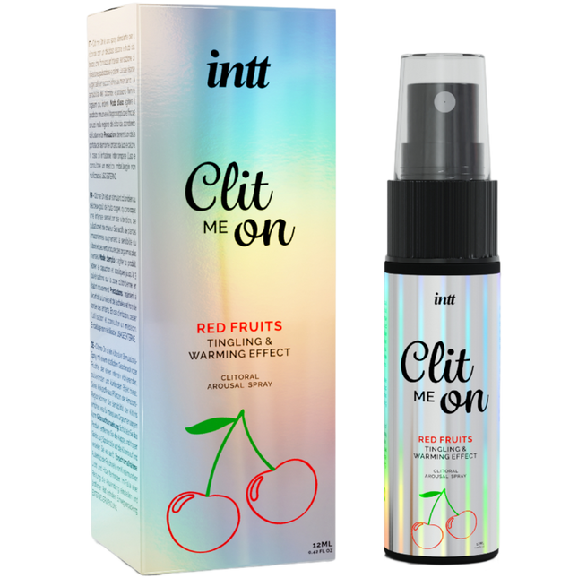 INTT RELEASES Clit Me On Red Fruits – стимулиращ спрей с аромат на горски плодове 12 мл