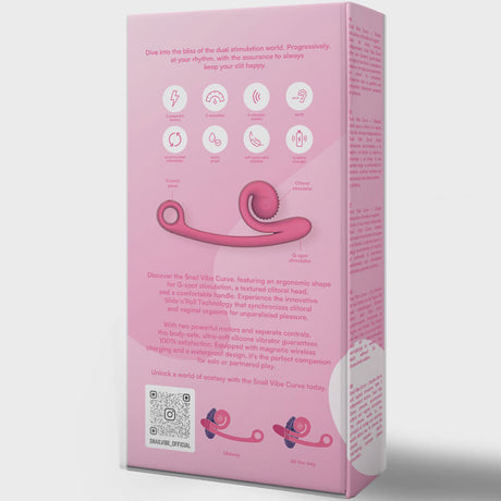 SNAIL VIBE Curve – ергономичен вибратор с двойна стимулация