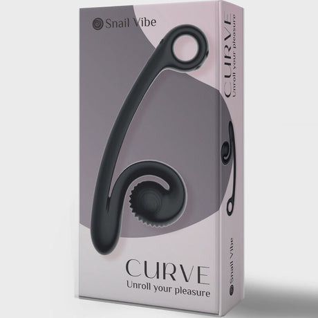 SNAIL VIBE Curve – ергономичен вибратор с двойна стимулация