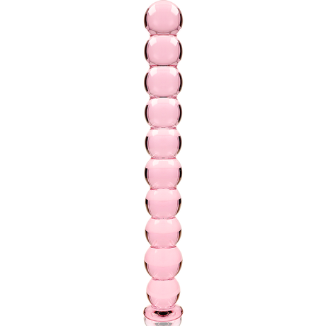 NEBULA SERIES BY IBIZA - MODEL 22 DILDO BOROSILICATE GLASS PINK 21.5 CM -O- 2.5 CM