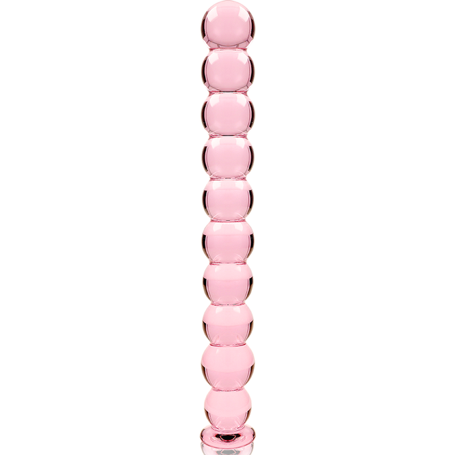 NEBULA SERIES BY IBIZA - MODEL 22 DILDO BOROSILICATE GLASS PINK 21.5 CM -O- 2.5 CM