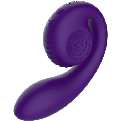SNAIL VIBE Gizi – двоен стимулатор с уникален дизайн, лилав