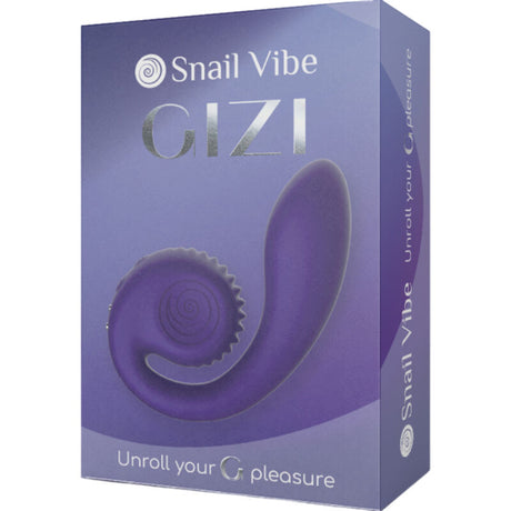 SNAIL VIBE Gizi – двоен стимулатор с уникален дизайн, лилав