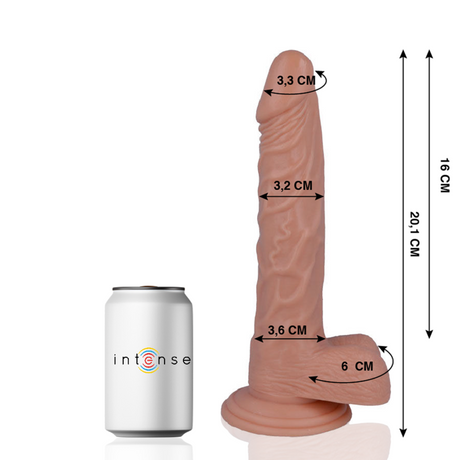 MR. INTENSE 21 Realistic Cock – Реалистичен дилдо с вендуза 20.1 x 3.2 см