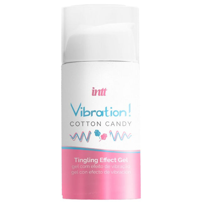 INTT Powerful Intimate Stimulant – гел с аромат на захарна памук, 15 мл