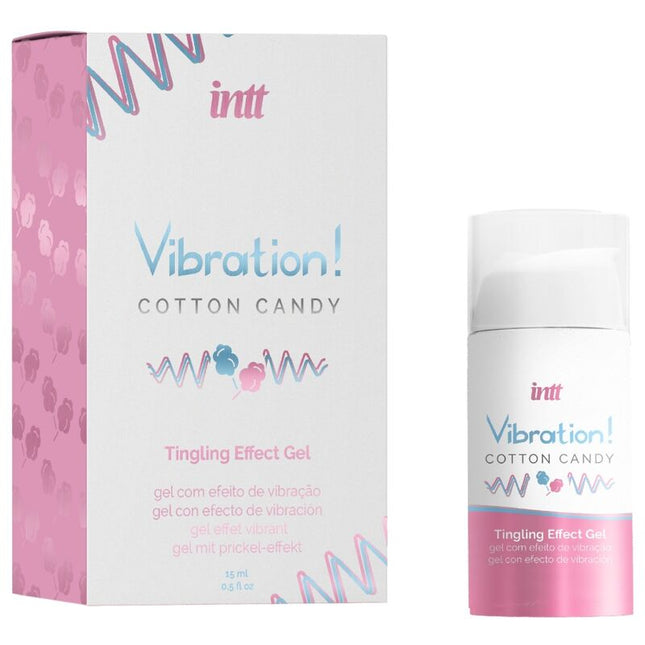 INTT Powerful Intimate Stimulant – гел с аромат на захарна памук, 15 мл