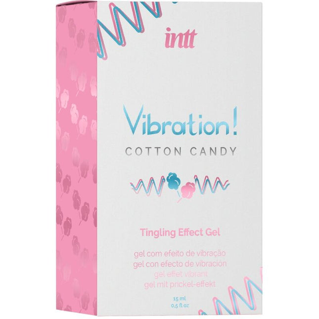 INTT Powerful Intimate Stimulant – гел с аромат на захарна памук, 15 мл