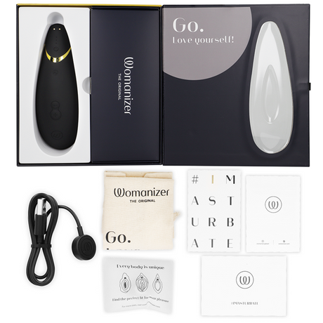 WOMANIZER Premium 2 – клиторен стимулатор с 14 нива на интензивност