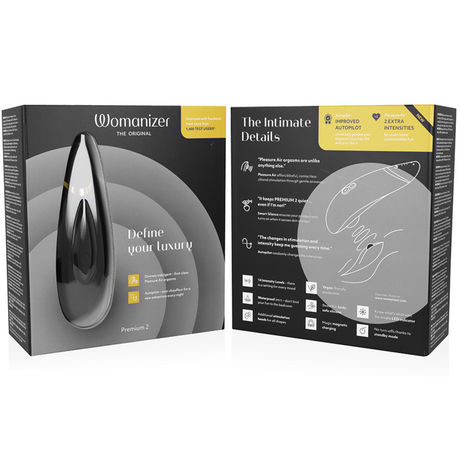 WOMANIZER Premium 2 – клиторен стимулатор с 14 нива на интензивност