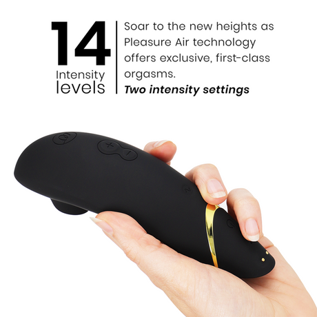 WOMANIZER Premium 2 – клиторен стимулатор с 14 нива на интензивност