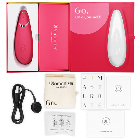 WOMANIZER Premium 2 – клиторен стимулатор с 14 нива на интензивност