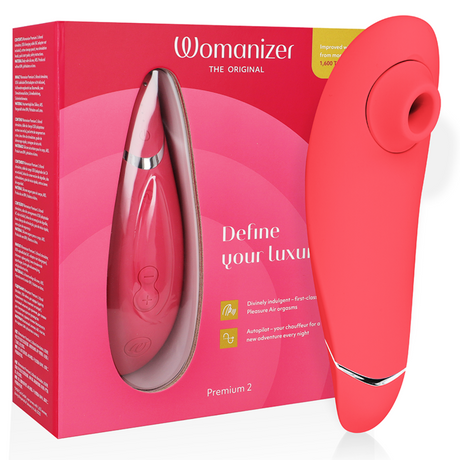 WOMANIZER Premium 2 – клиторен стимулатор с 14 нива на интензивност