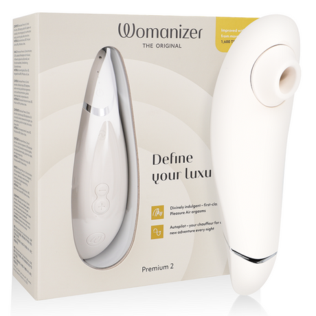 WOMANIZER Premium 2 – клиторен стимулатор с 14 нива на интензивност
