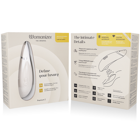 WOMANIZER Premium 2 – клиторен стимулатор с 14 нива на интензивност