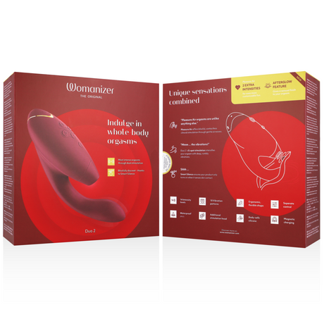 WOMANIZER DUO 2 – двоен стимулатор с Pleasure Air технология