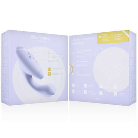 WOMANIZER DUO 2 – двоен стимулатор с Pleasure Air технология