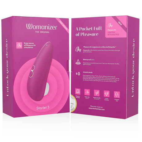 WOMANIZER Starlet 3 – водоустойчив клиторен стимулатор с 6 нива на интензивност