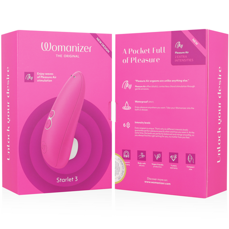 WOMANIZER Starlet 3 – водоустойчив клиторен стимулатор с 6 нива