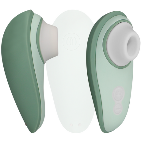 WOMANIZER Liberty 2 – водоустойчив клиторен стимулатор с вакуум, светлозелен