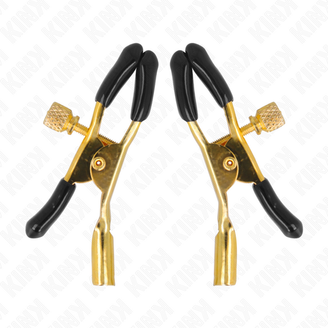 KINK Gold Nipple Clamps 6 см – регулируеми щипки за зърна