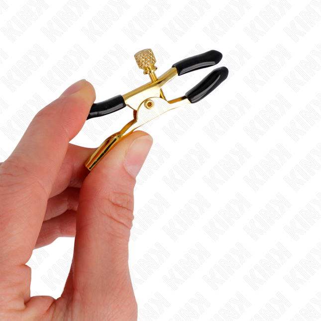 KINK Gold Nipple Clamps 6 см – регулируеми щипки за зърна