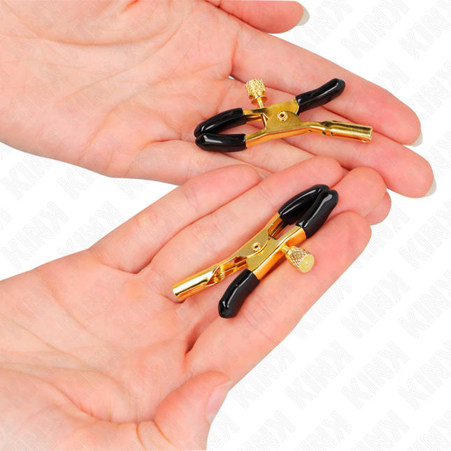 KINK Gold Nipple Clamps 6 см – регулируеми щипки за зърна