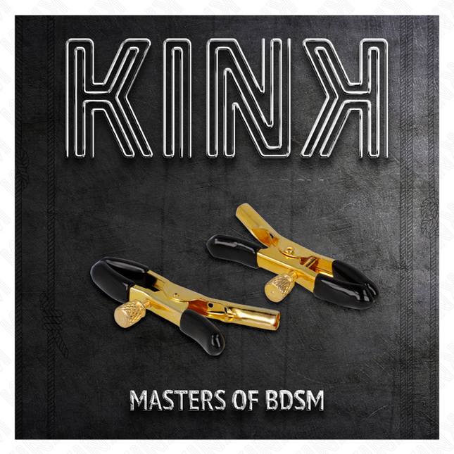 KINK Gold Nipple Clamps 6 см – регулируеми щипки за зърна