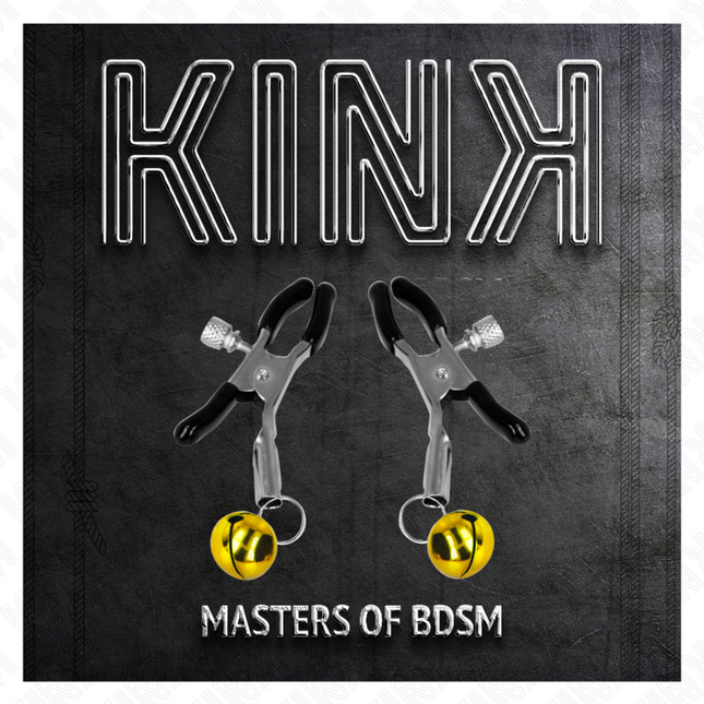KINK Gold Single Bell – регулируема щипка за зърна с камбанка