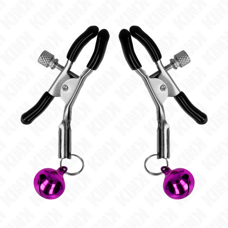 KINK - PURPLE SINGLE BELL NIPPLE CLAMP 6 CM