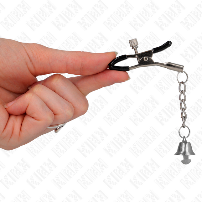 KINK Silver Bell Pendant – регулируеми щипки за зърна с камбанки