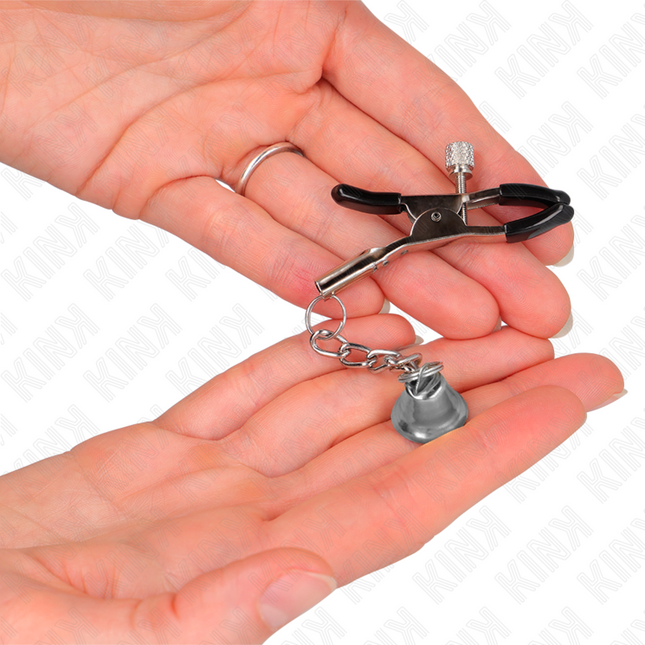 KINK Silver Bell Pendant – регулируеми щипки за зърна с камбанки