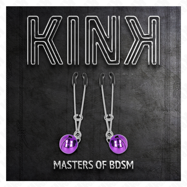 KINK Thin Bell – регулируеми щипки за зърна с камбанки, 7 см