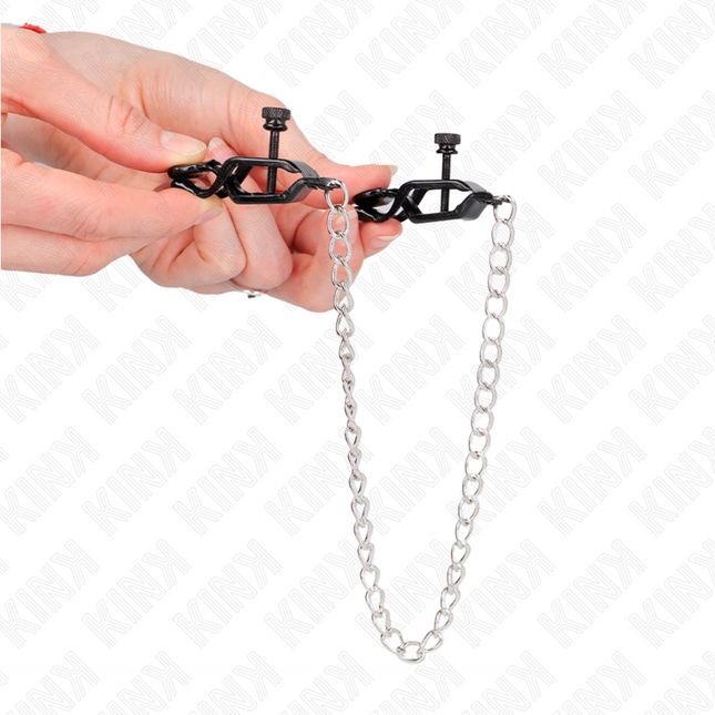 KINK Flat Chain – регулируеми щипки за зърна с верига 30 см