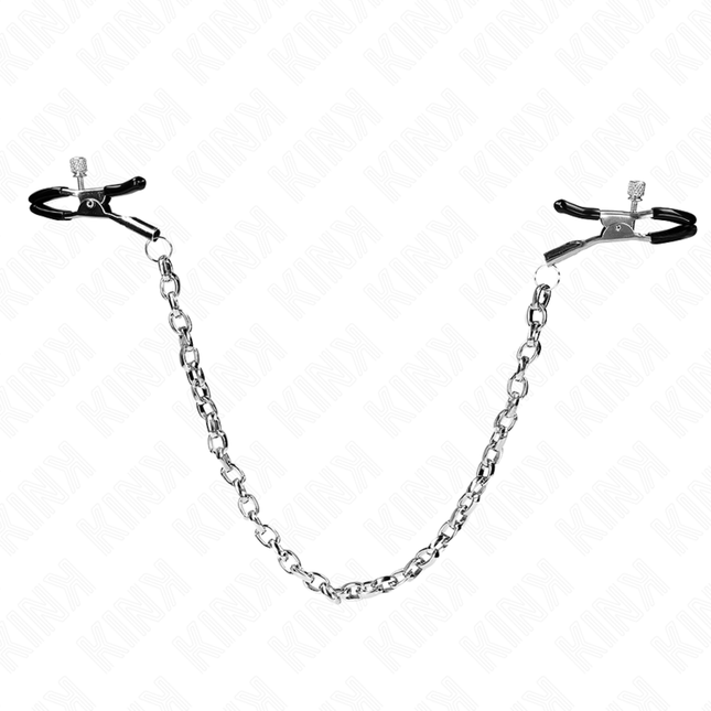 KINK Thick Chain Nipple Clamps 30 см – регулируеми щипки с верига