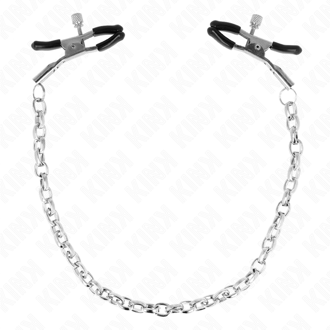 KINK Thick Chain Nipple Clamps 30 см – регулируеми щипки с верига