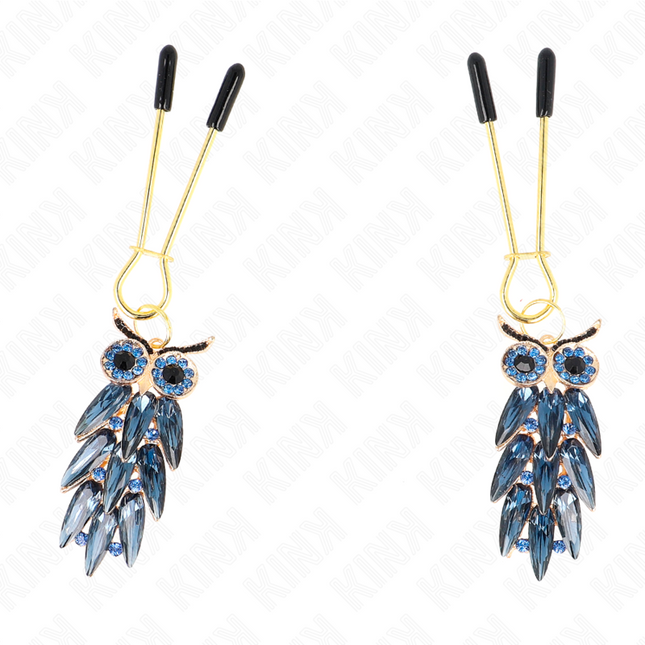 KINK Owl Pendant – регулируеми щипки за зърна с висулка 6 см