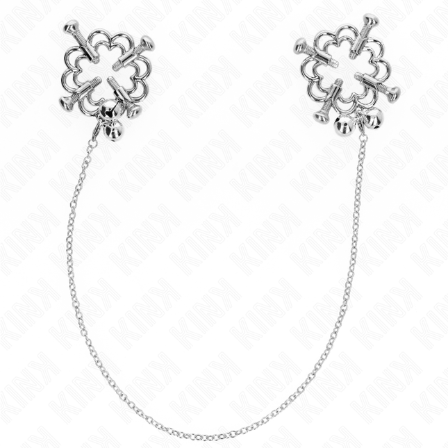 KINK Metal Flower – метални щипки за зърна с верижка
