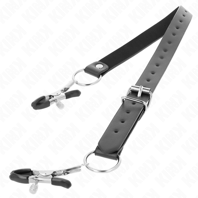 KINK - 4 регулируеми щипки за клитор 34-48 см – контрол и комфорт