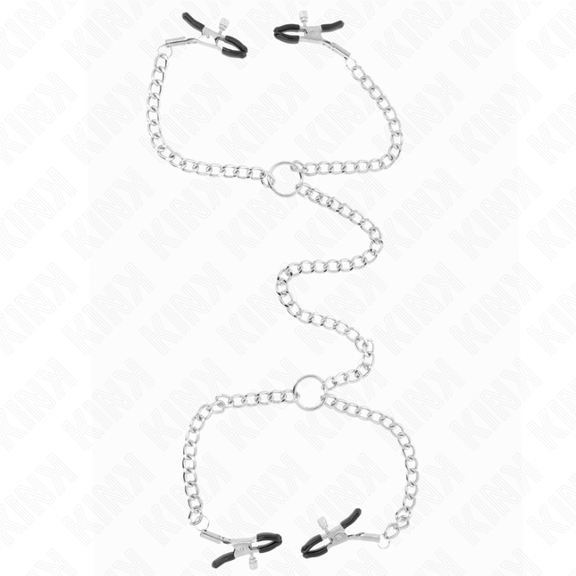 KINK 4 Chain Nipple Clamps – регулируеми щипки с верижки 32 см