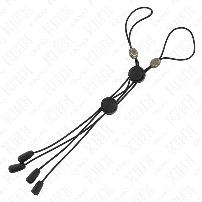 KINK Black Detail – регулируеми щипки за зърна с черна ластична лента
