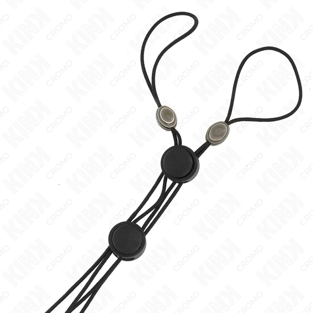 KINK Black Detail – регулируеми щипки за зърна с черна ластична лента
