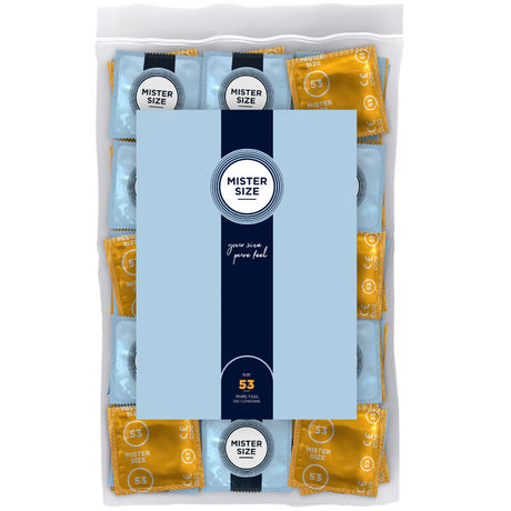 MISTER SIZE Size M 53 мм – презервативи с оптимално прилягане, 100 бр.