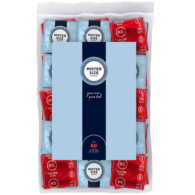 MISTER SIZE CONDOM XL 60 мм – презервативи с удобна големина, 100 бр.