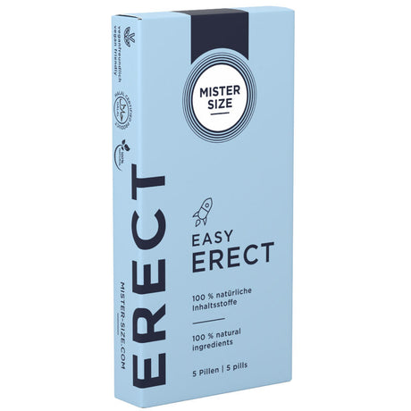 MISTER SIZE Easy Erect – натурални капсули за повече енергия и увереност