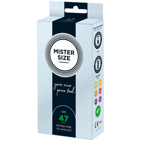 MISTER SIZE XS 47 мм – презервативи за по-тесен размер, 10 бр.