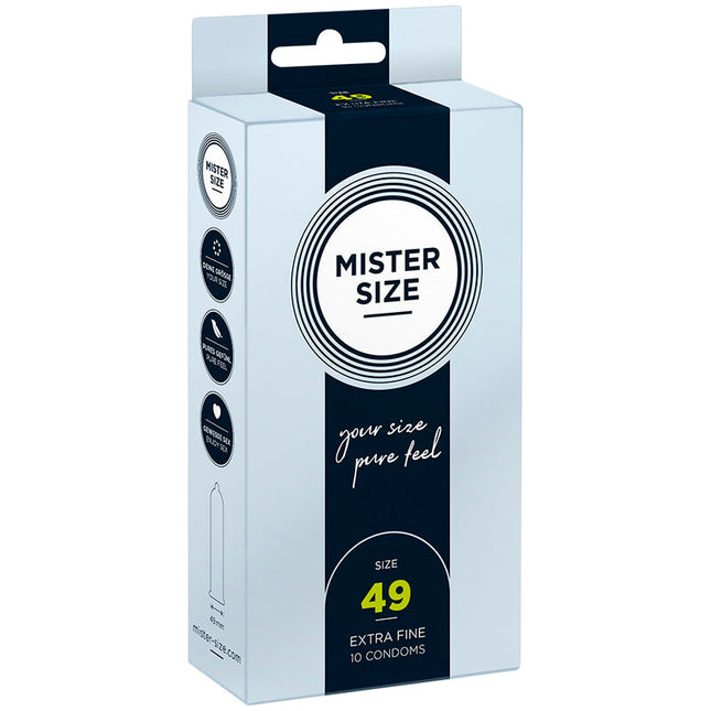MISTER SIZE S 49 мм – презерватив за по-тесен размер, 10 бр.
