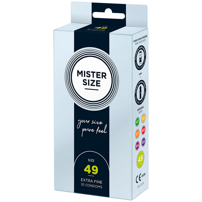 MISTER SIZE S 49 мм – презерватив за по-тесен размер, 10 бр.